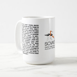 SCVAS Mug: Two sides of the conversation Coffee Mug