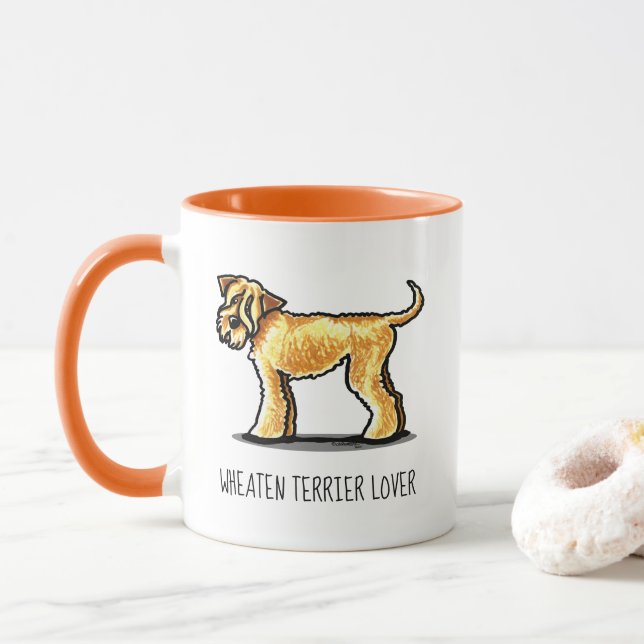 SCWT Wheaten Terrier Lover Personalized Mug (With Donut)