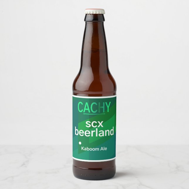 SCX_beerland DIY Beer Bottle Label (Front)