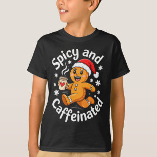 Scy And Caffeinated Shirt Men Women Gingerbread Ch