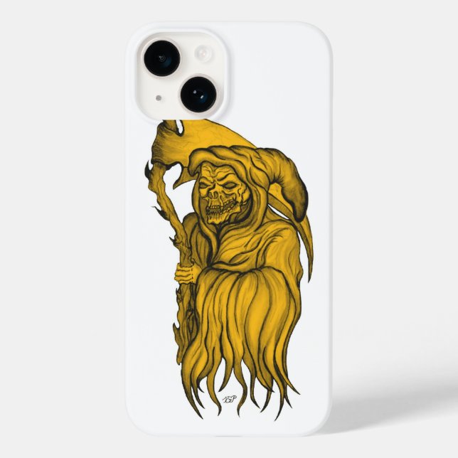 Scythe man - The Death Case-Mate iPhone Case (Back)
