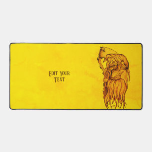 Scythe man - The Death , Grim reaper Desk Mat