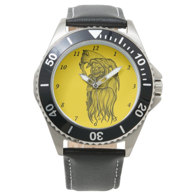 Scythe man - The Death , Grim reaper Watch (Front)