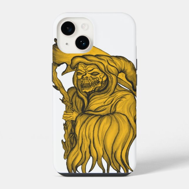 Scythe man - The Death iPhone Case (Back)