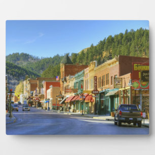 SD, Deadwood, Historic Gold Mining town Plaque