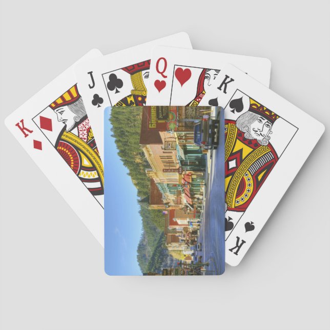 SD, Deadwood, Historic Gold Mining town Playing Cards (Back)
