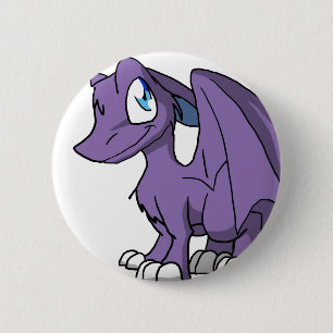 SD Furry Dragon - Unlimited Colours 2 Inch Round Button