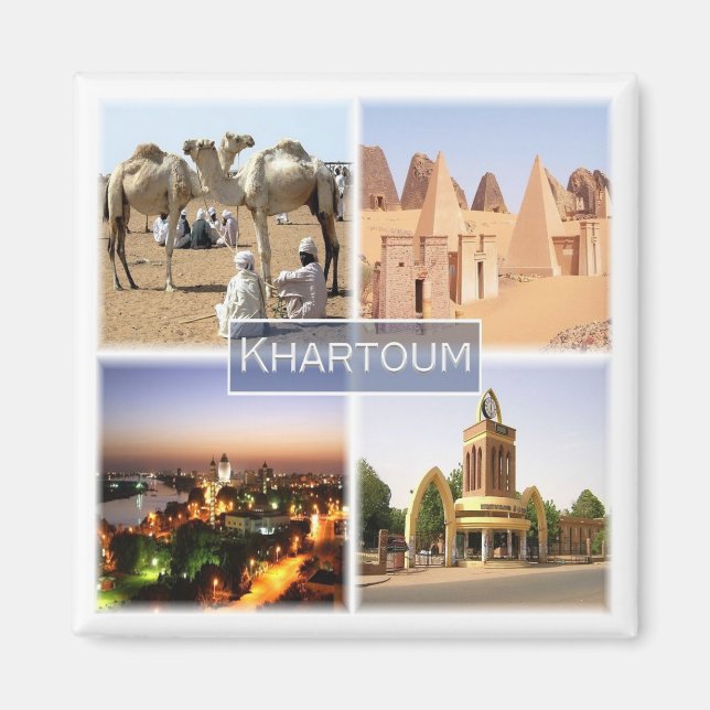 SD * Sudan - Khartoum Magnet (Front)