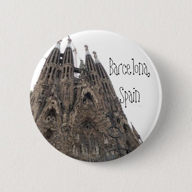 SDC10239, Barcelona, Spain 2 Inch Round Button (Front)