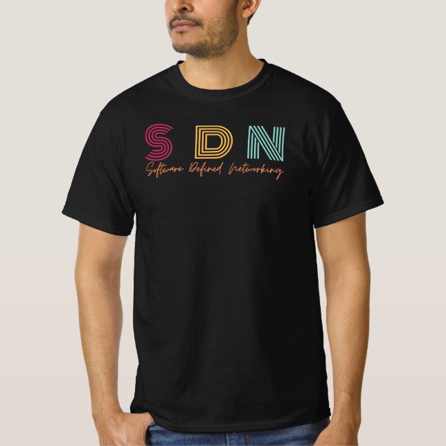 SDN - Software Defined Networking T-Shirt (Front)