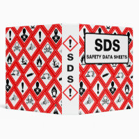 SDS Safety Data Sheets Binder - Pictograms