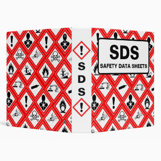 SDS Safety Data Sheets Binder - Pictograms