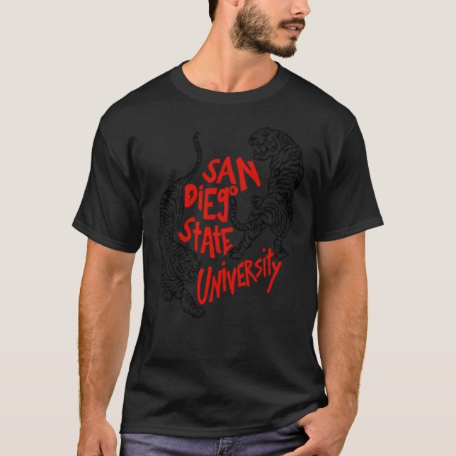 sdsu tigers Sticker T-Shirt (Front)