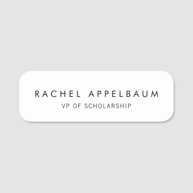 SDT Tulane Name Tag (Front)