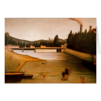 Se baigner chez Alfortville par Henri Rousseau