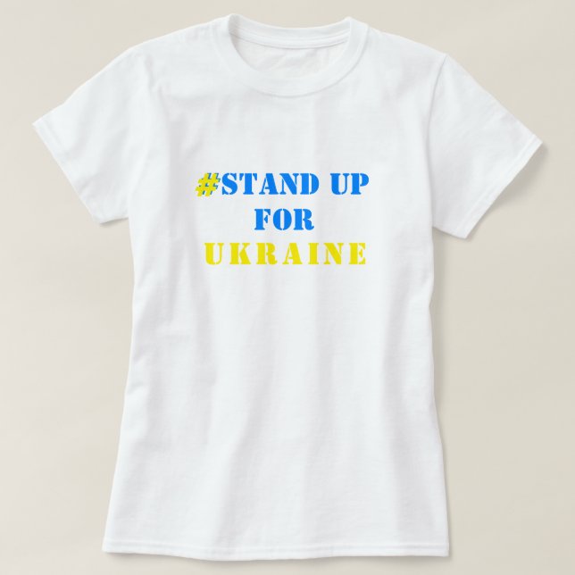 # Se Débattre Pour Le T-Shirt De Soutien De L'Ukra (Design devant)