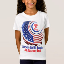 SE Patriotic Girl of America Transparent Design
