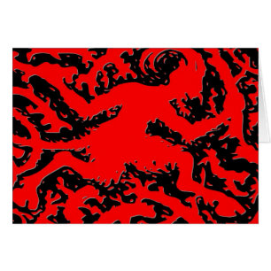 Se précipiter la conception de diable rouge