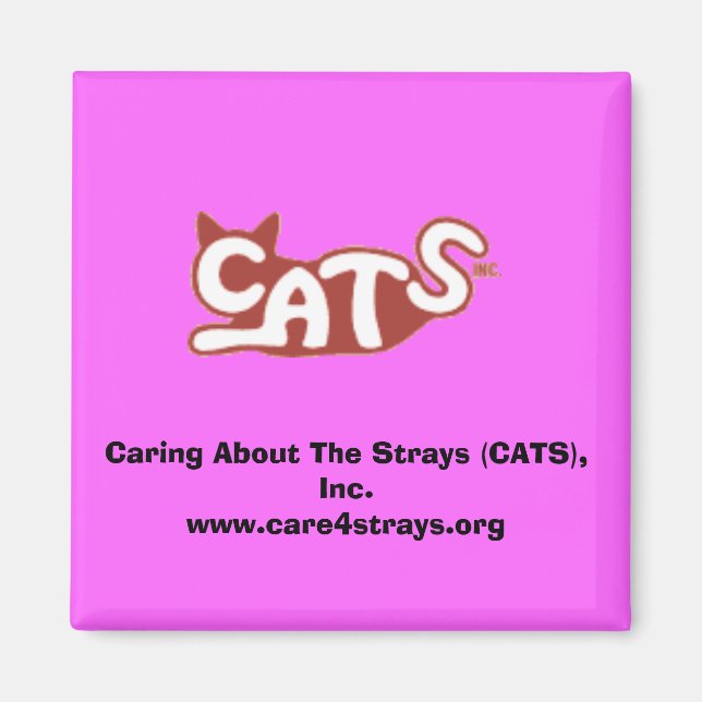 Se soucier des rayures (CATS), Inc. Magnet (Devant)