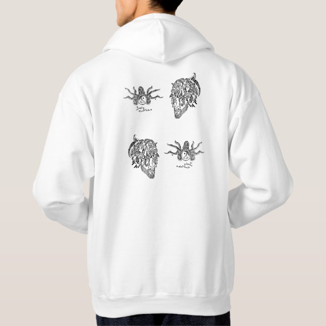 se verrouiller et se démarquer sweat - shirt à cap (Dos)