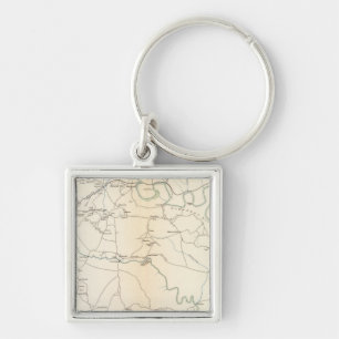 SE Virginia, Ft Monroe, approaches to Richmond Keychain