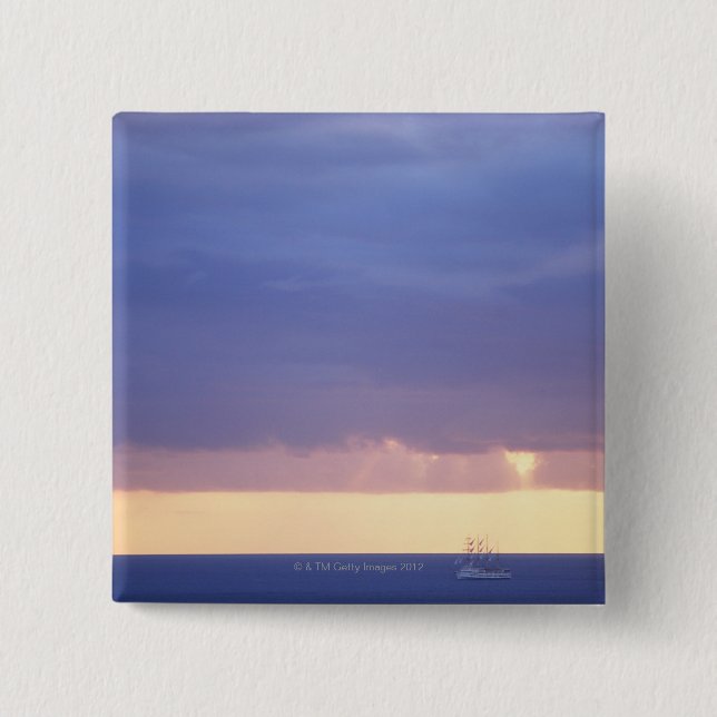 Sea 4 2 inch square button (Front)