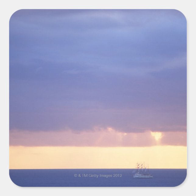 Sea 4 square sticker (Front)