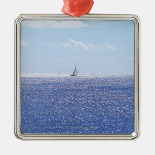 Sea 6 metal ornament
