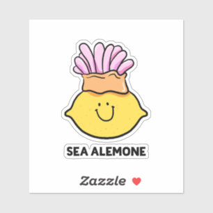 Sea A-lemon-e Lemon Fruit Die-Cut