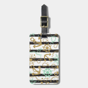 Sea Anchor Pattern Luggage Tag