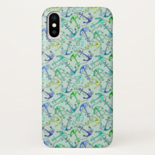 Sea Anchors And Rope Pattern Case-Mate iPhone Case