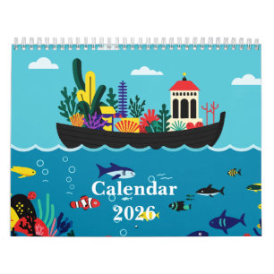 Sea and beach calendar