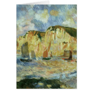 Sea and Cliffs by Pierre Renoir, Vintage Fine Art