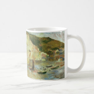 Sea and Cliffs by Pierre Renoir, Vintage Fine Art Coffee Mug