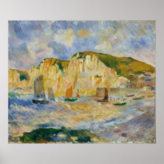 Sea and Cliffs Poster (Front)