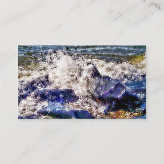 SEA AND ROCKS BUSINESS CARD (Front)