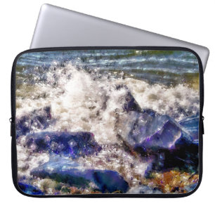SEA AND ROCKS LAPTOP SLEEVE