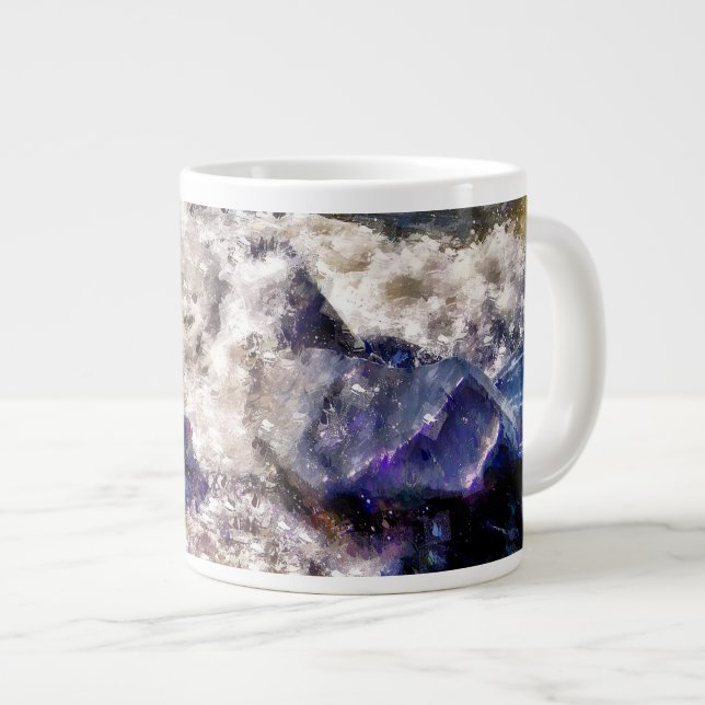 SEA AND ROCKS LARGE COFFEE MUG (Front Right)