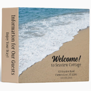 Sea and Sand Diagonal Vacation Rental Binder