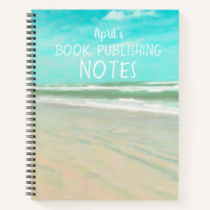 Sea and Sand Ocean Scene Notebook