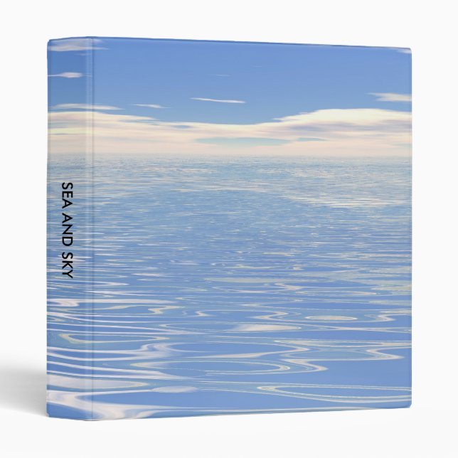 Sea and Sky (1in) Binder (Front/Spine)