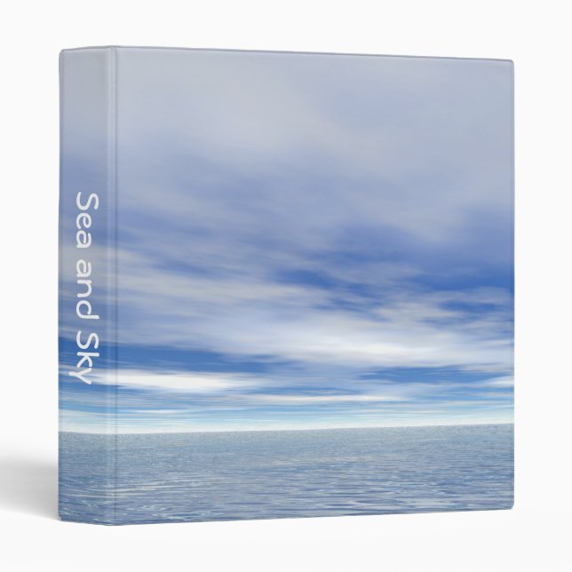 Sea and Sky (1in) Binder (Front/Spine)