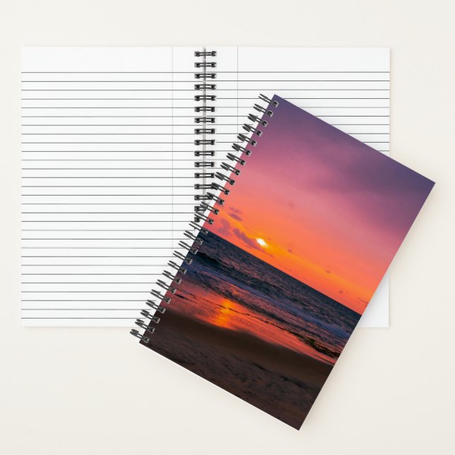 Sea and Sunset Notebook (Inside)