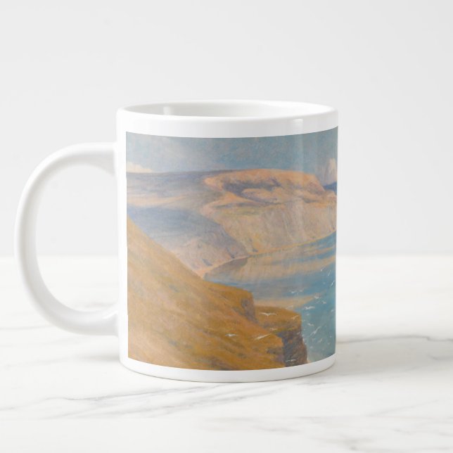 Sea and Sunshine Large Coffee Mug (Left)