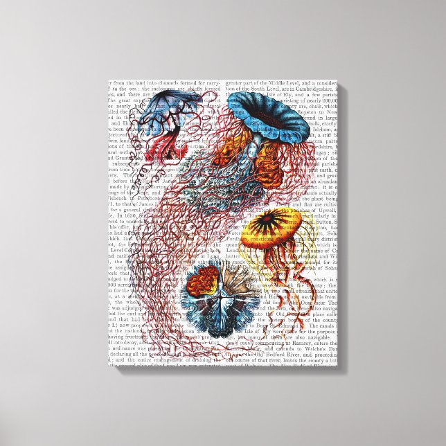 Sea Anemone Canvas Print (Front)