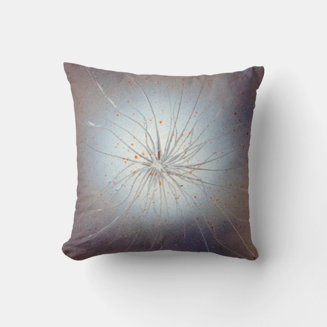 Sea Anemone Throw Pillow (Front)