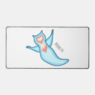 Sea angel cartoon illustration  desk mat