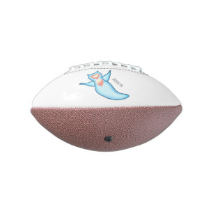 Sea angel cartoon illustration football