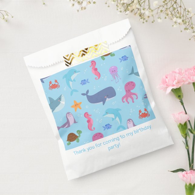 Sea Animals Favour Bag (Sealed)