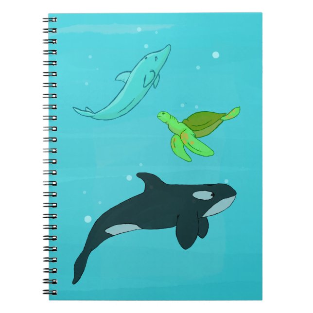 Sea Animals Notebook (Front)